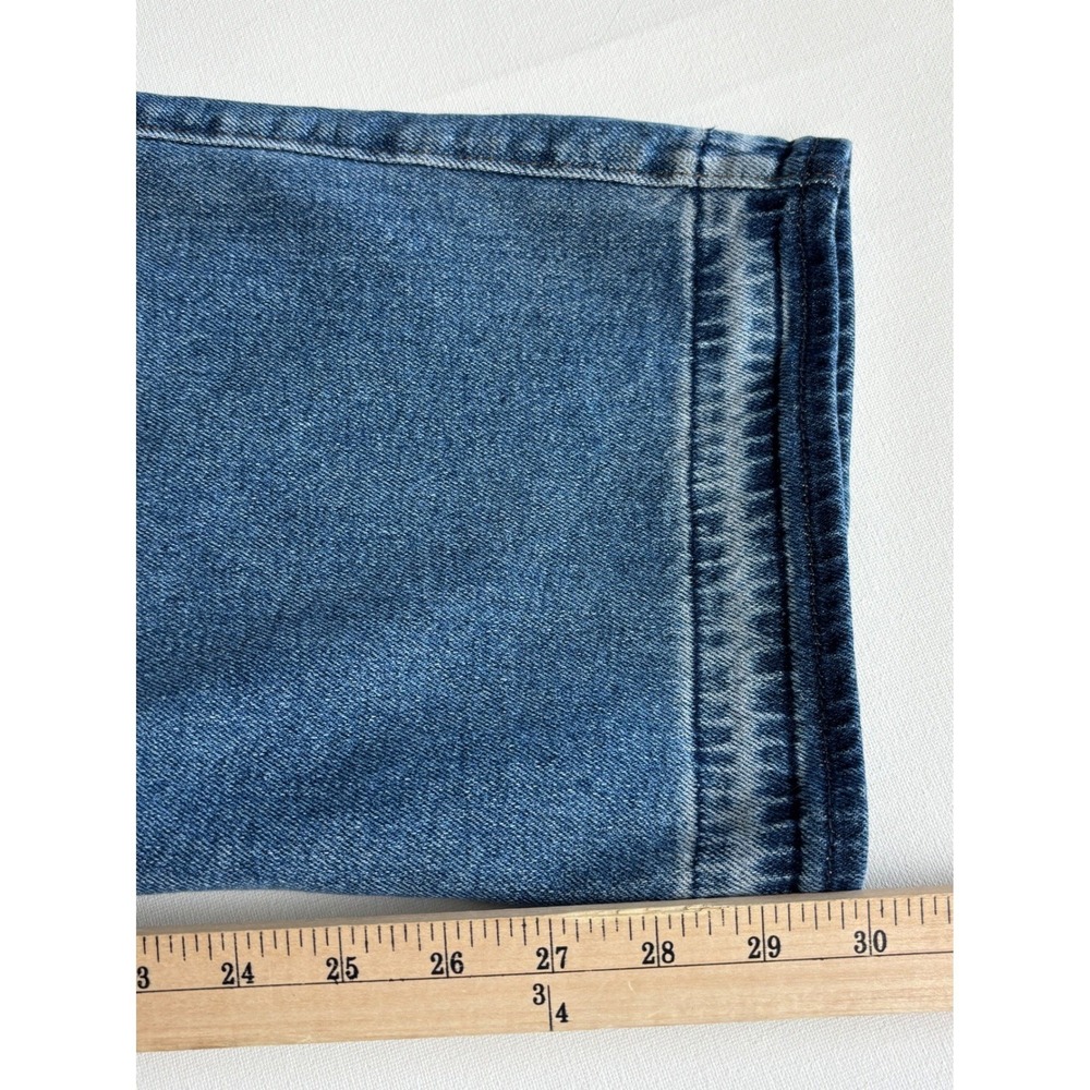Hollister Ultra High-Rise Dad Jeans Blue Med Wash Stretch Size 15R Fits W32 L30 - Picture 8 of 11